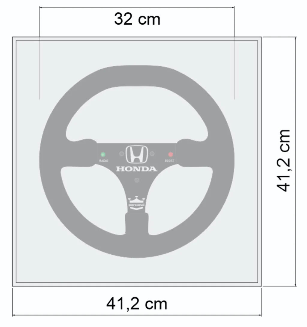 Ayrton Senna 1988 McLaren MP4/4 Steering Wheel 3D Wall Art (Helmet Livery)
