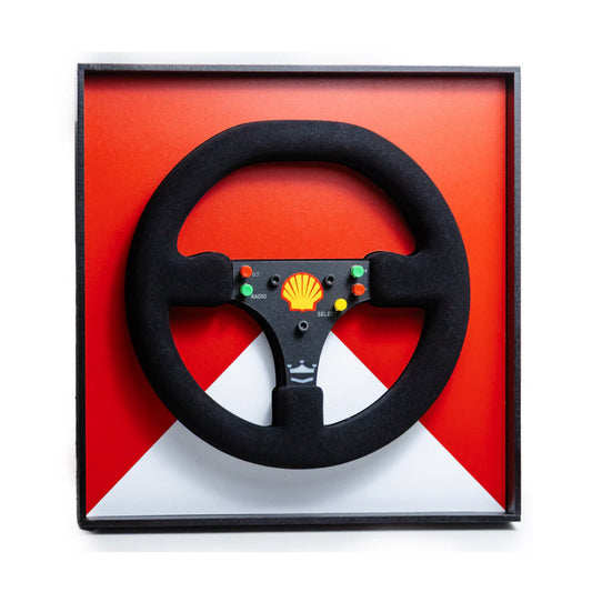 Ayrton Senna 1991 McLaren MP4/6 Steering Wheel 3D Wall Art (Team Livery)