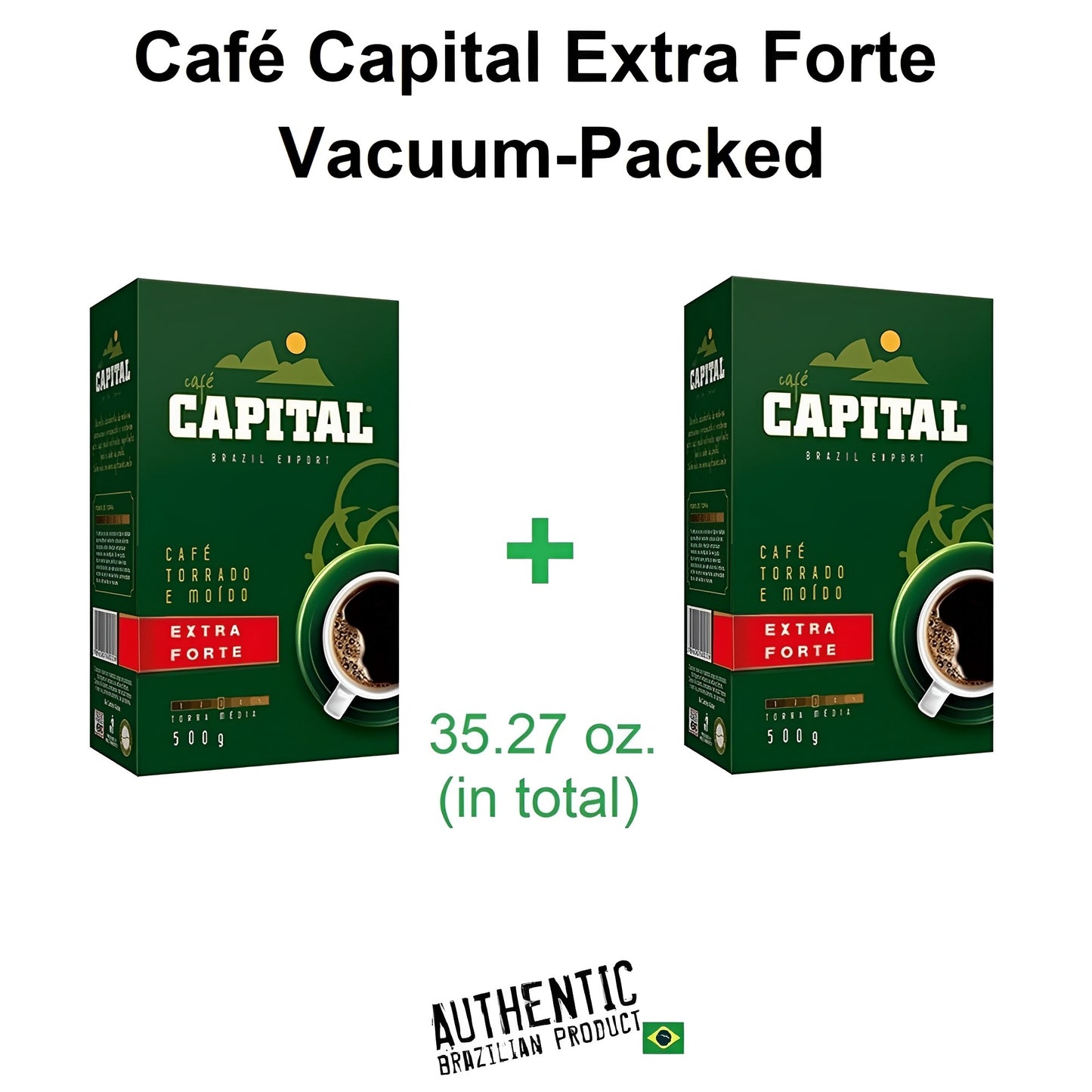 Café Capital Extra Forte Vacuum-Packed