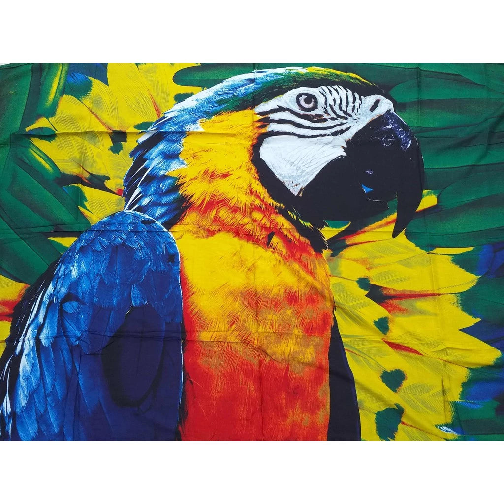 Canga Arara Azul - Hyacinth Macaw Brazilian Beach Towel