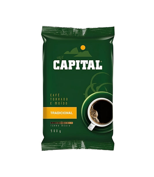 Capital Traditional Coffee 17.64 oz (Pack of 2) - Brazilian Shop