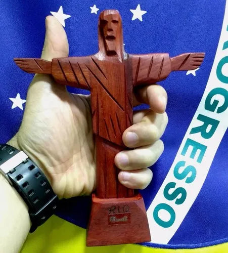 Cristo Redentor Pau-Brasil (Brazilwood) Carved Art 19cm