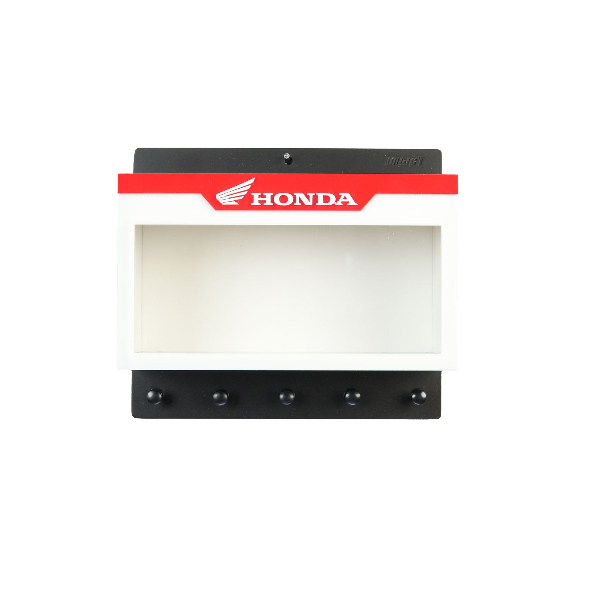 Honda Motorcycles Wall Key Hook Rack - Scale Model Display Case