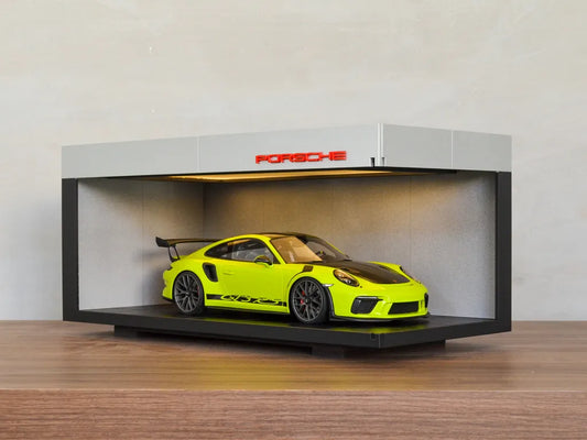 Premium Display Case for 1:18 & 1:24 Scale Models – Porsche Edition