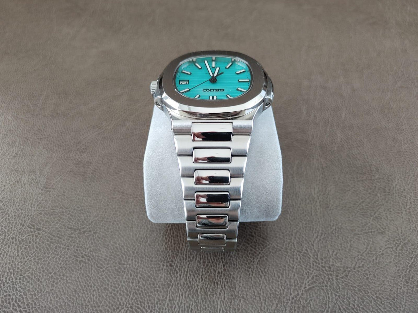 Seiko NH35 Nautilus 40mm Tiffany Green Dial - Brazilian Shop