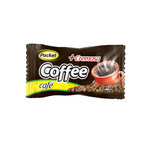 Caramelos duros de café cremoso de bolsillo Freegells de Riclan, 1 kg (paquete de 2)