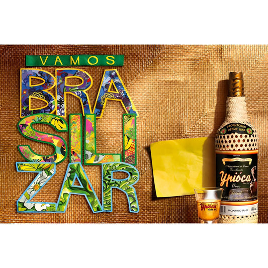 Ypioca Gold 965 ml 38 % vol. (38 % de alcohol) | Auténtica cachaça brasileña | Galardonada