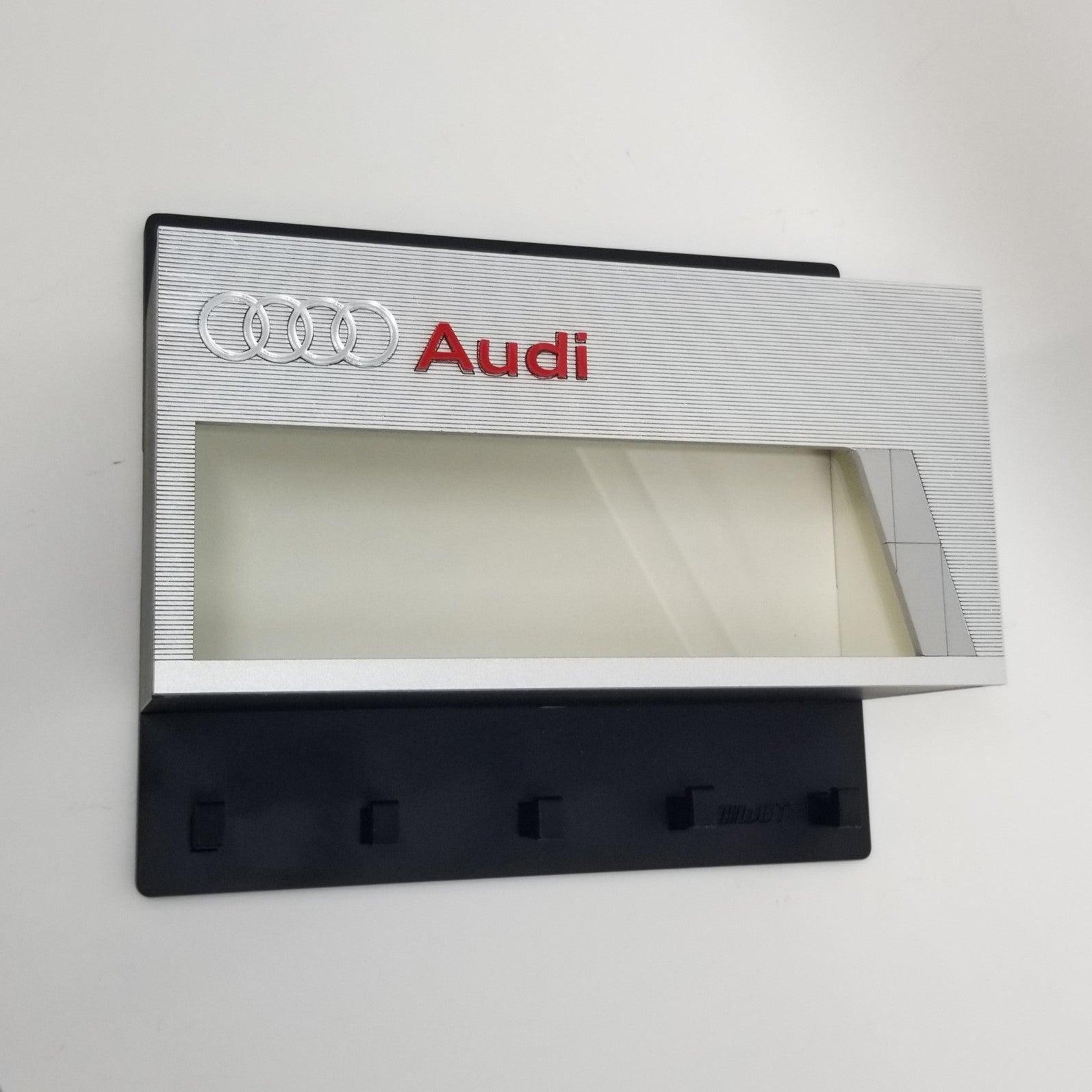 Audi Dealership Wall Key Hook Rack - Exclusive Item - Handcrafted Key Holder - Brazilian Shop