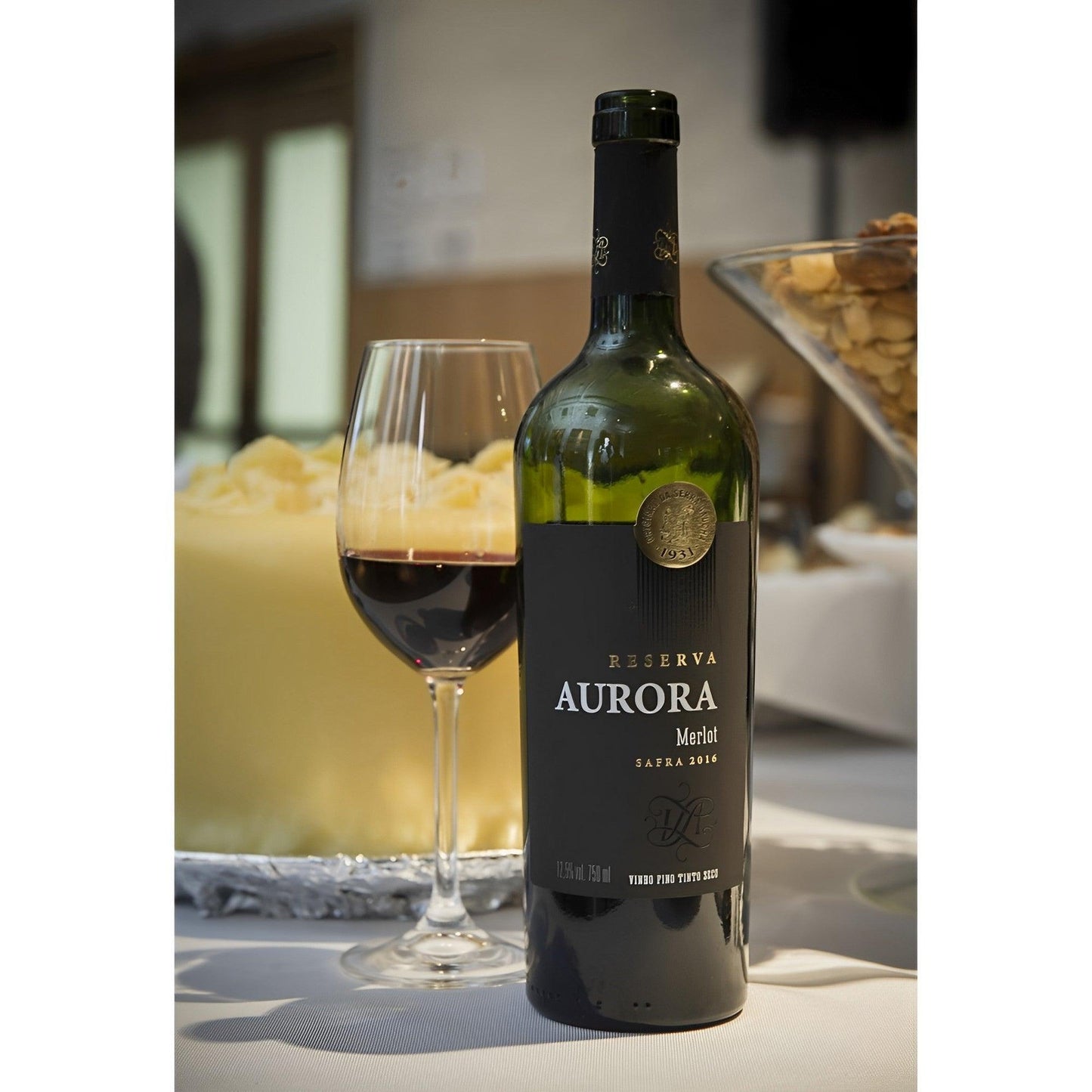 Aurora Reserva Merlot Dry Red Wine 750ml - Serra Gaucha - Brazilian Shop