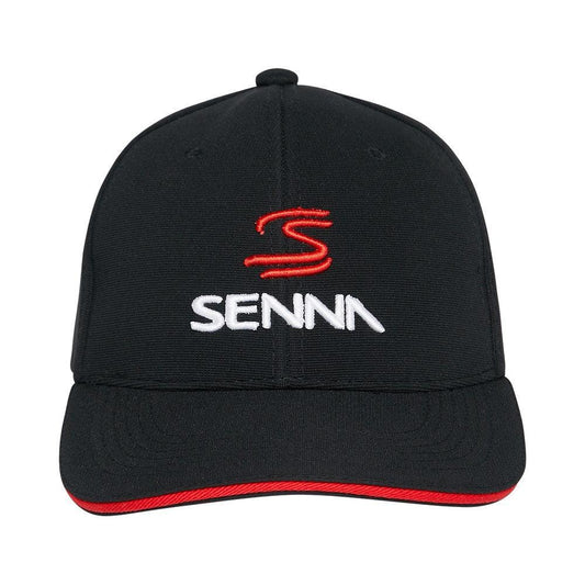 Authentic Ayrton Senna Logo Black Cap - Official Item - Brazilian Shop