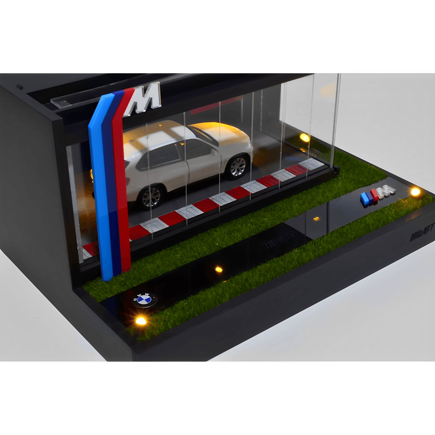 BMW M Dealership Exhibitor For Model Cars - Exclusive Item - Handmade - Brazilian Shop