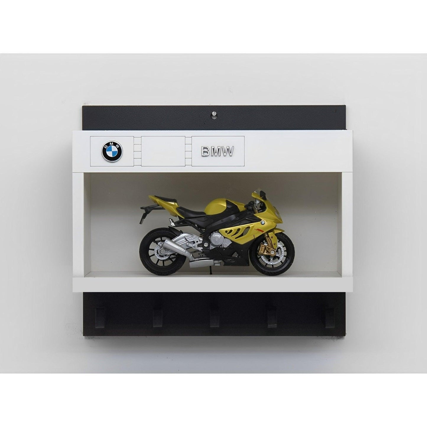 BMW Motorcycles Wall Key Hook Rack For Model Cars - Exclusive Handmade - Brazilian Shop