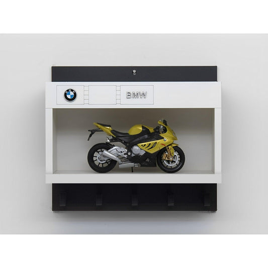 BMW Motorcycles Dealership Wall Key Hook Rack - Exclusive Handcrafted Key Holder - Brazilian Shop