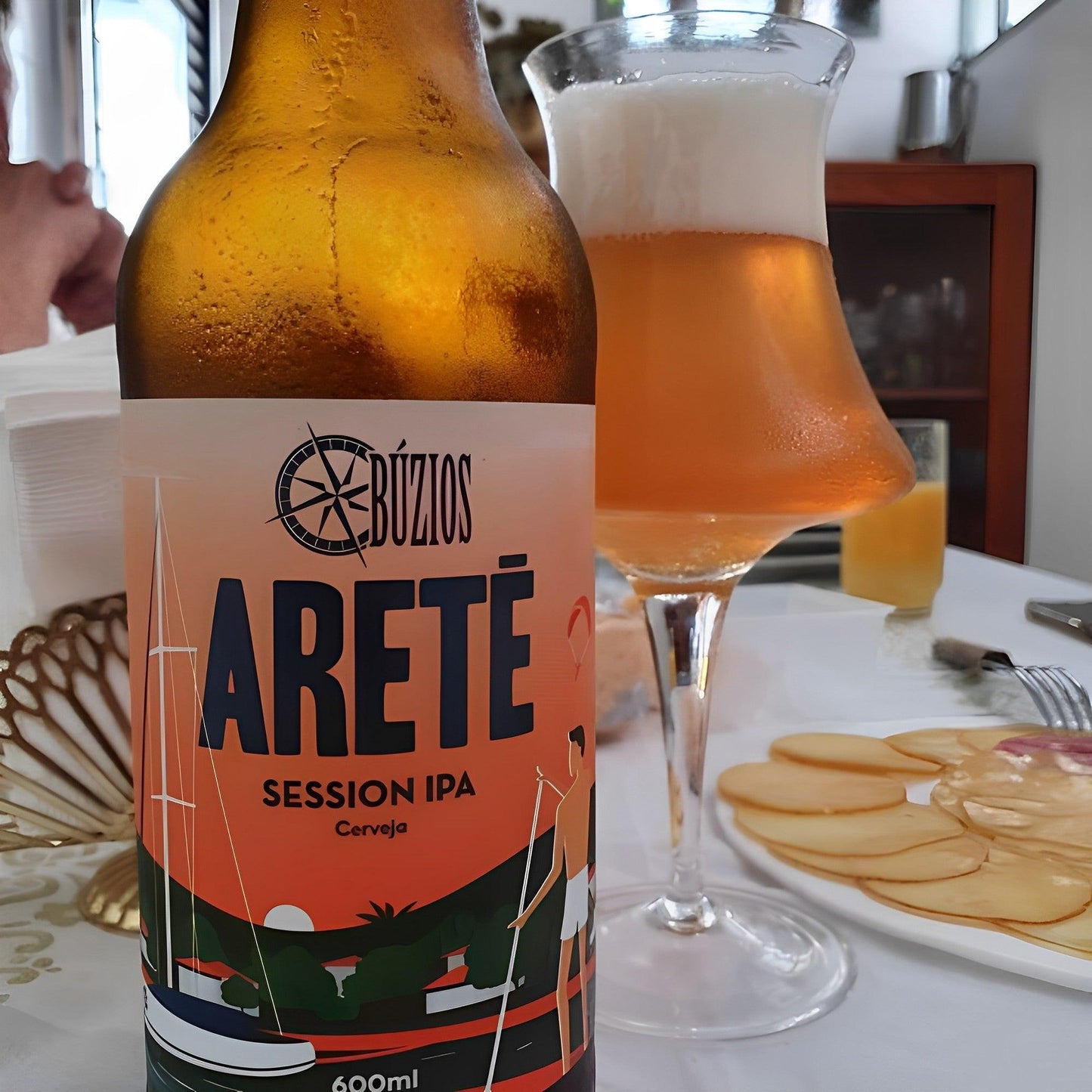 Buzios Arete Session IPA Brazilian Craft Beer 20.28 fl. oz. (Pack of 6) - Brazil - Brazilian Shop