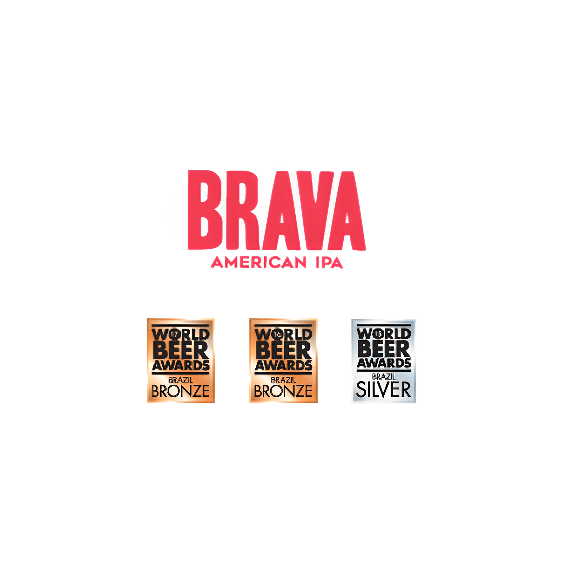 Búzios Brava American IPA Brazilian Craft Beer 20.28 fl. oz. (Pack of 6) - Brazilian Shop