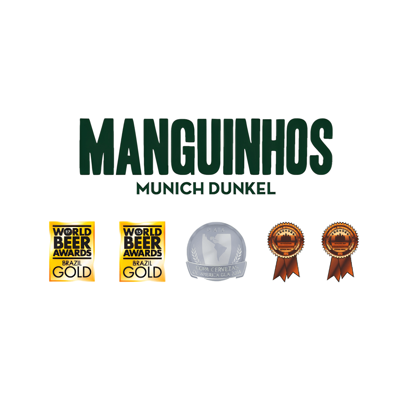 Búzios Manguinhos Munich Dunkel Brazilian Craft Beer 20.28 fl. oz. (Pack of 6) - Brazilian Shop