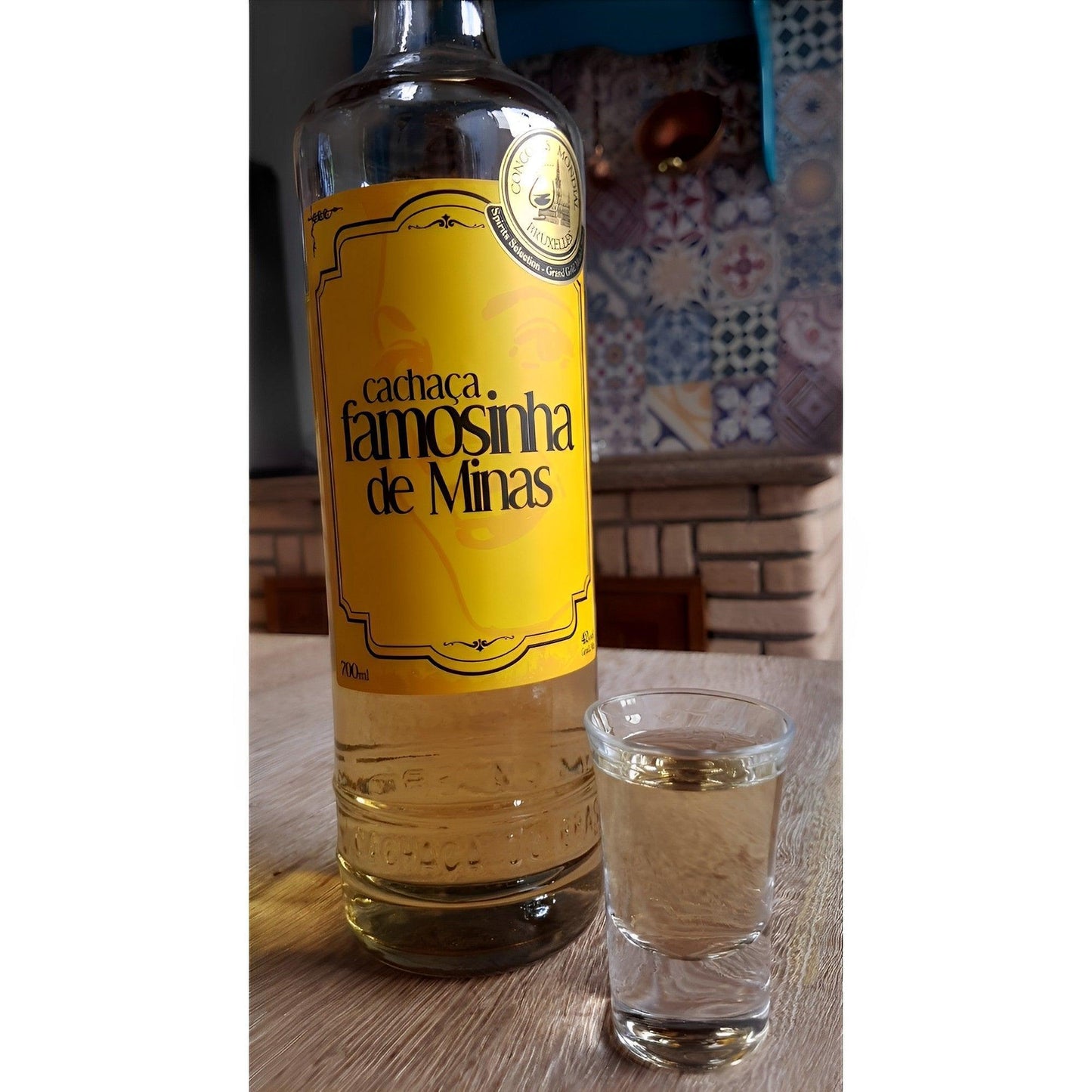 Cachaca Famosinha De Minas Brazilian Export 700ml - Brazilian Shop
