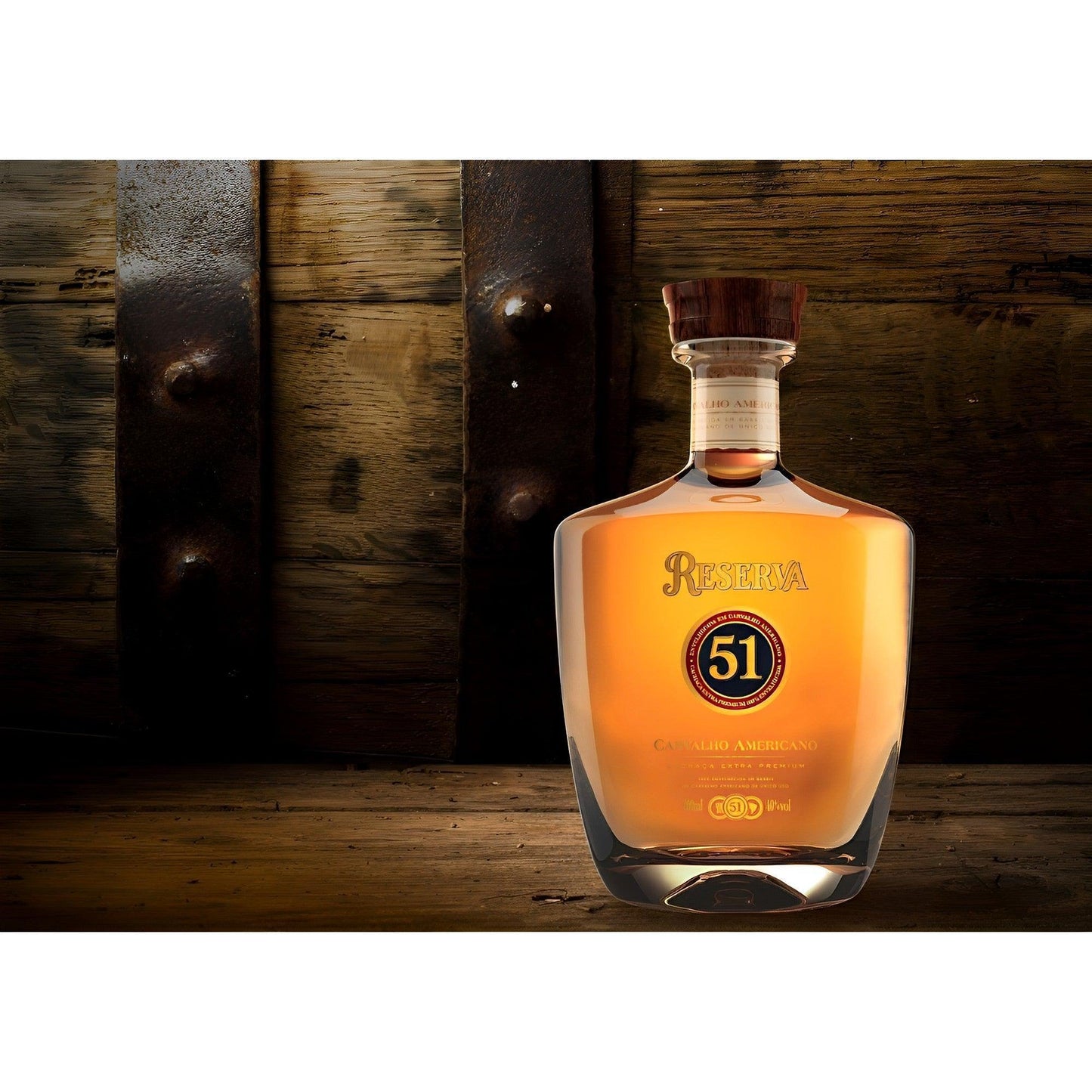 Reserva 51 American Oak 700ml - Brazilian Extra Premium Cachaca - Brazilian Shop