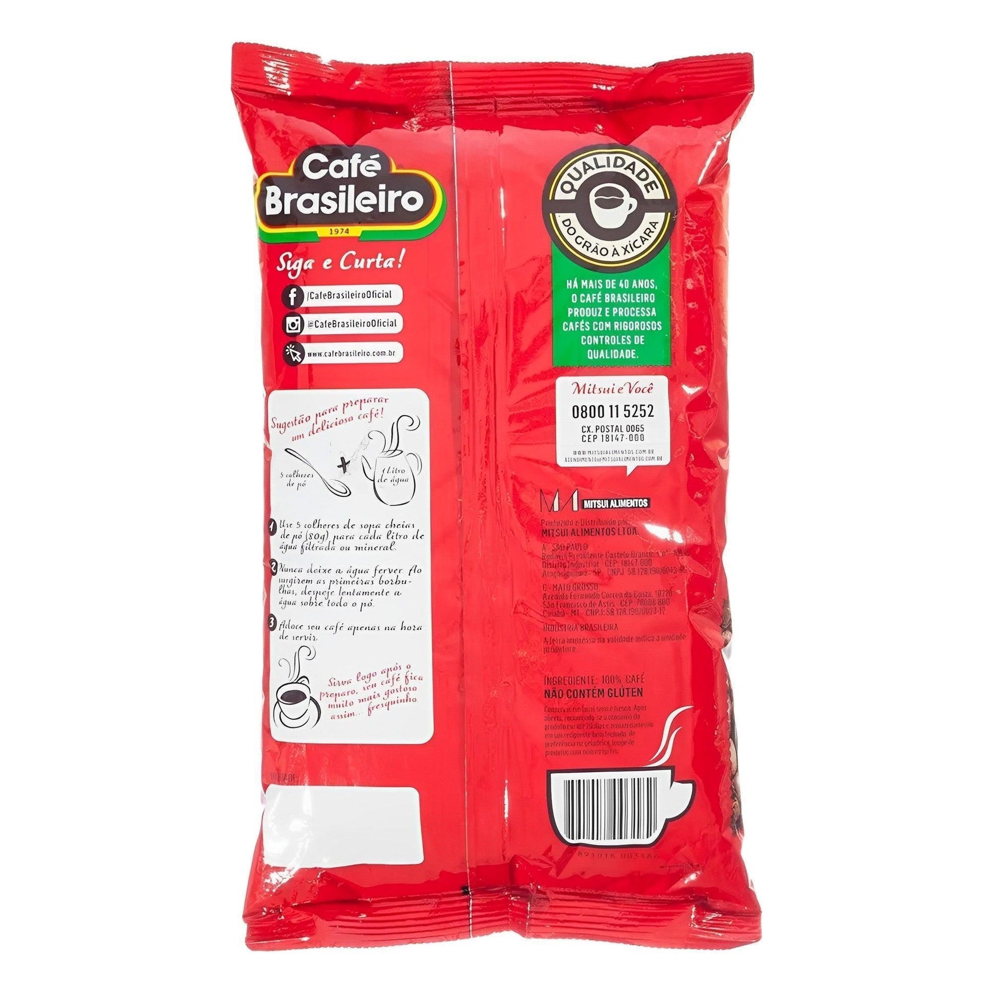 Cafe Brasileiro Extra Strong 17.64 oz (Pack of 2) - Brazilian Coffee - Brazilian Shop
