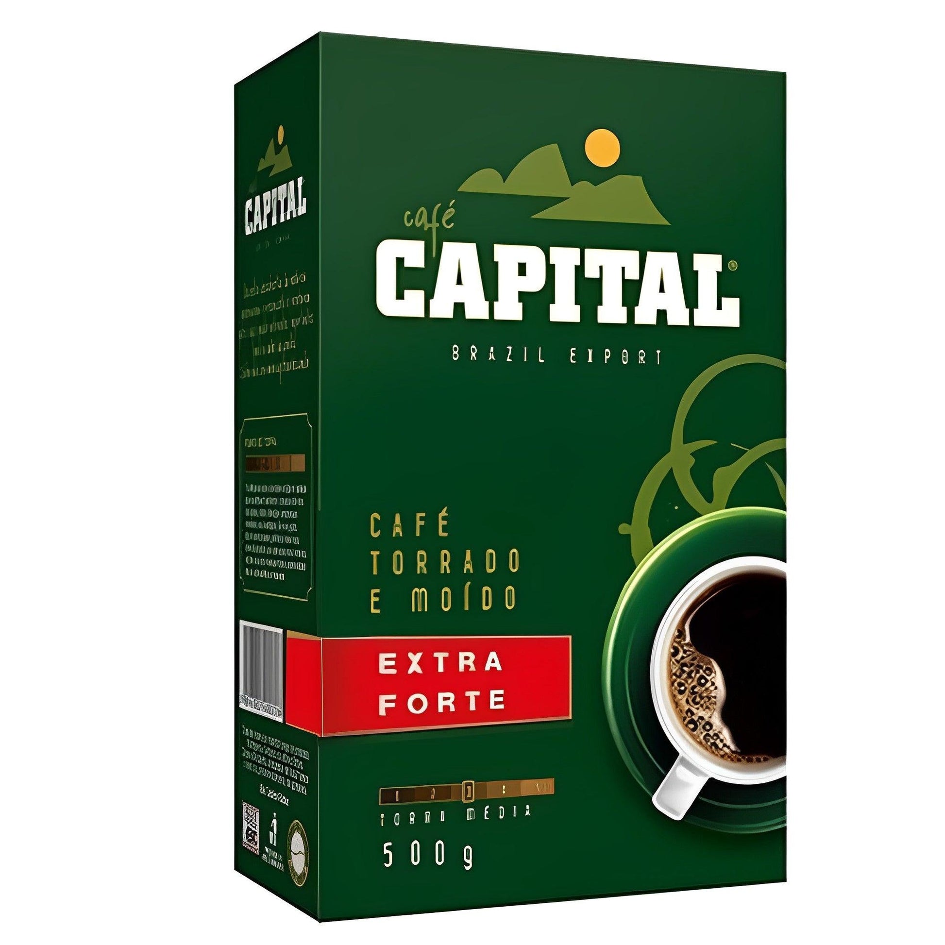 Café Capital Extra Strong Vacuum-Packed 17.64 oz. (Pack of 2) - Brazilian Shop