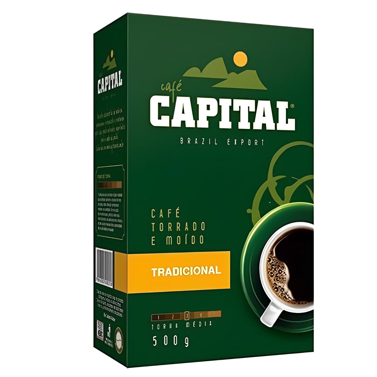 Café Capital Traditional Vacuum-Packed 17.64 oz. (Pack of 2) - Brazilian Shop