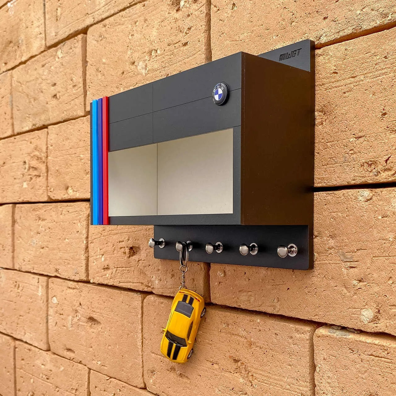 clearance sale BMW Wall Key Hook Rack - Scale Model Car Display Case