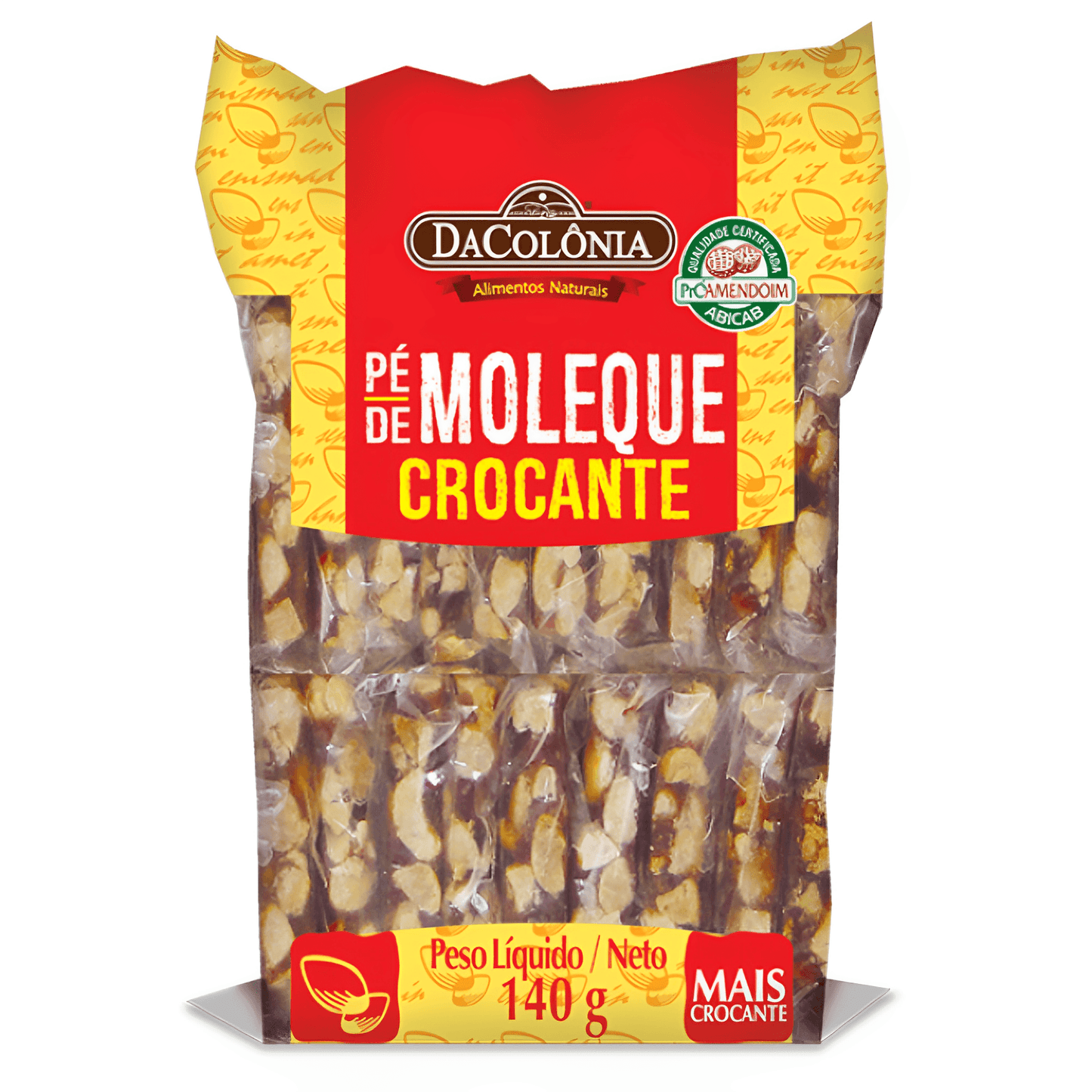 DaColônia Pé de Moleque Crunchy 4.93 oz. (Pack of 4) - Brazilian Shop