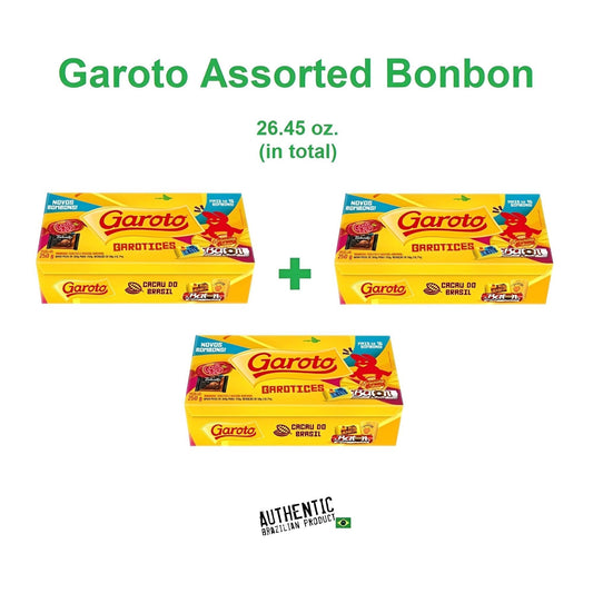 Garoto Assorted Bonbon Box 8.81 oz. (Pack of 3) - Brazilian Shop
