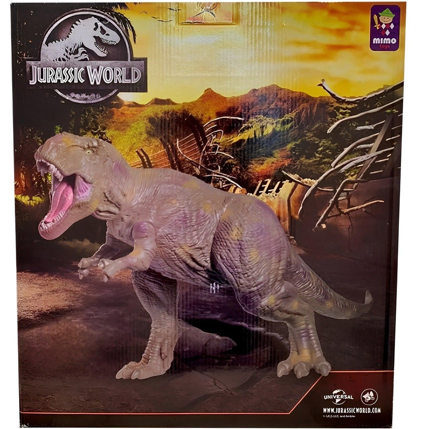 Mimo Toys Jurassic World T-Rex Articulated Figure - Brazilian Shop