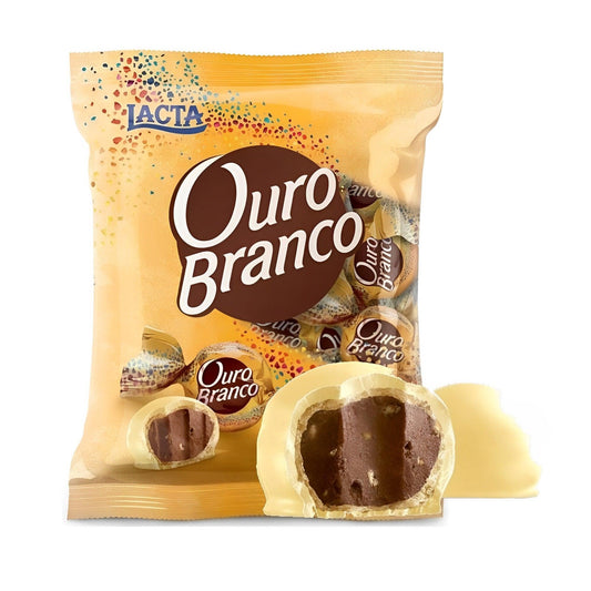 Lacta Ouro Branco Bonbon Bag 35.27 oz. (1kg) - Brazilian Shop