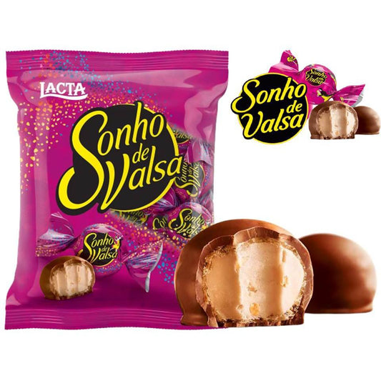Lacta Sonho de Valsa Bonbon Bag 35.27 oz. (1kg) - Brazilian Shop