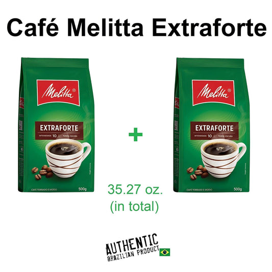 Melitta Extra Strong Coffee 17.64 oz (Pack of 2) - Brazilian Shop