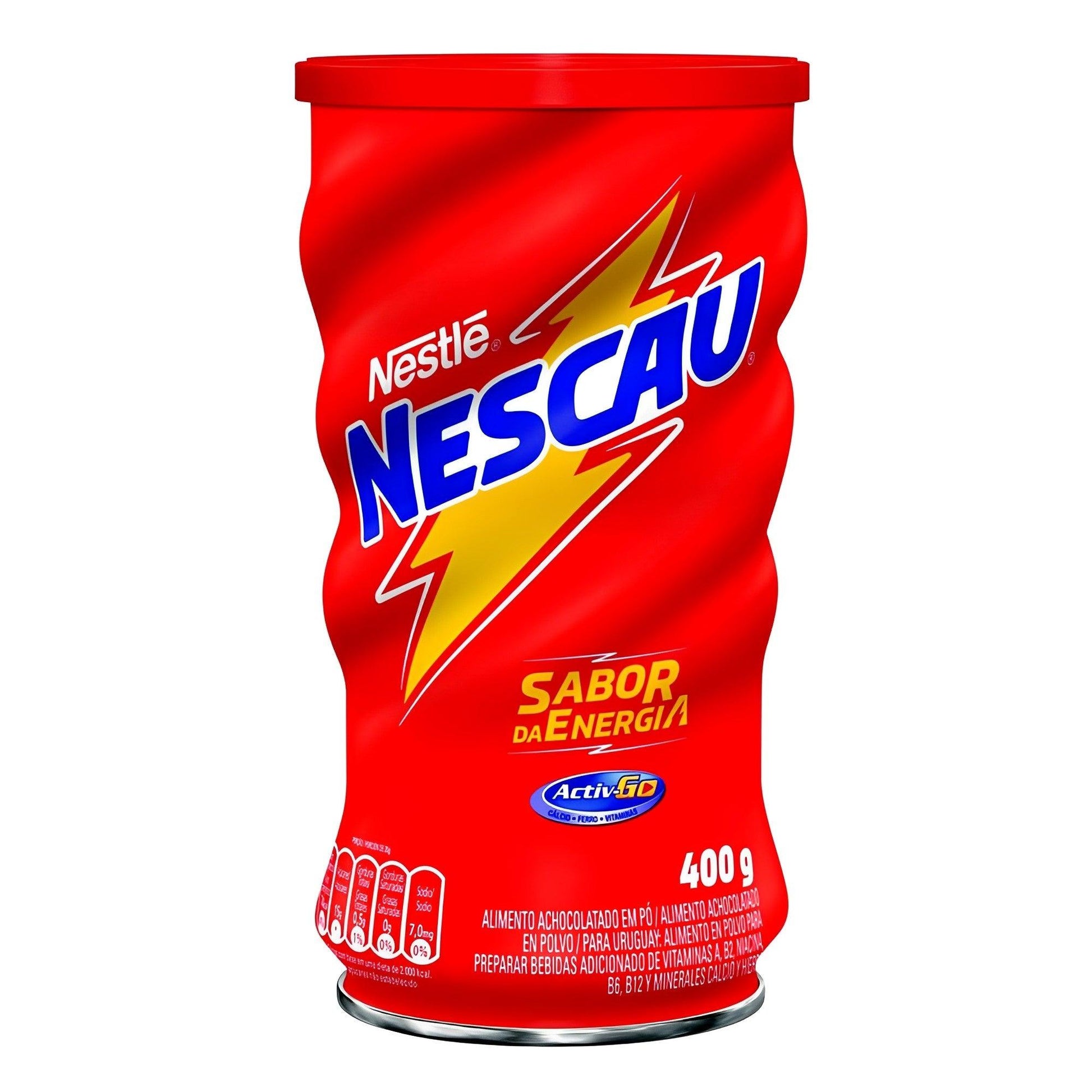 Nestlé Nescau Chocolate Powder 14.10 oz. (Pack of 2) - Brazilian Shop