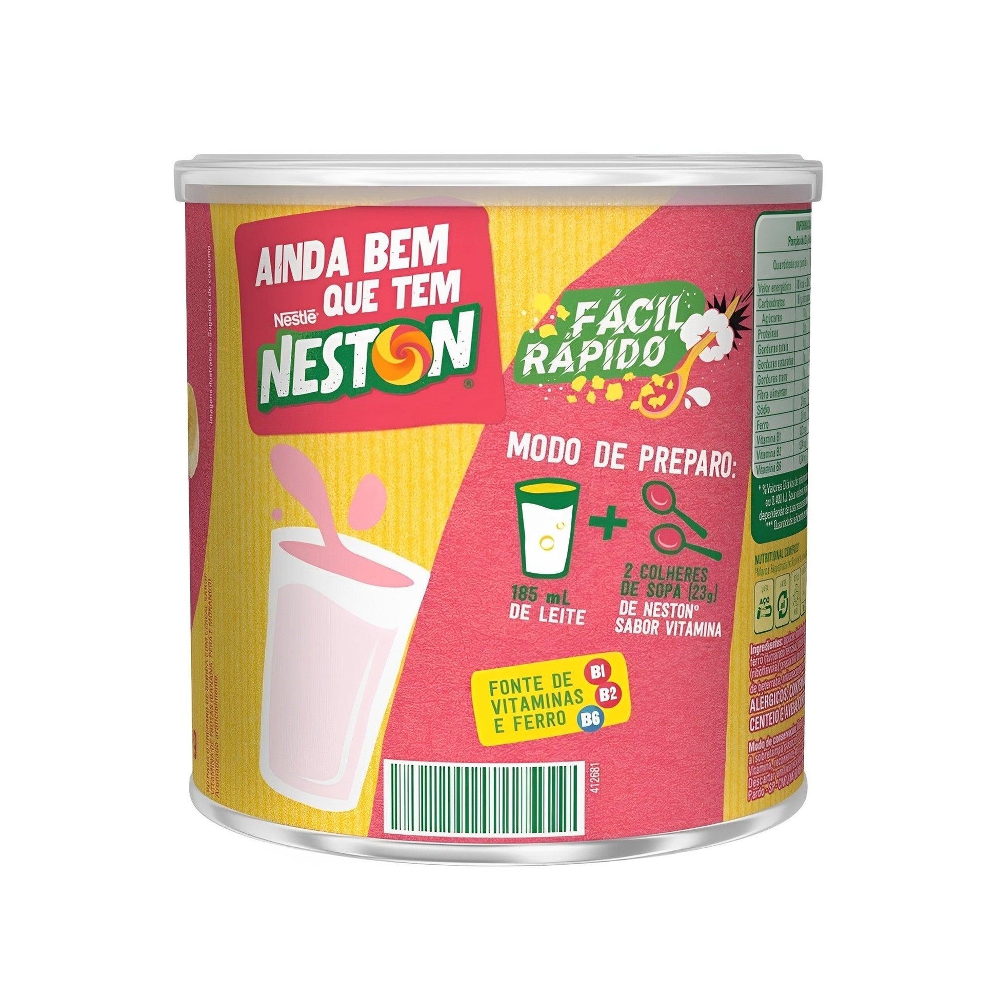 Nestlé Neston Vitamin Pear, Strawberry & Banana 14.10 oz. (Pack of 2) - Brazilian Shop