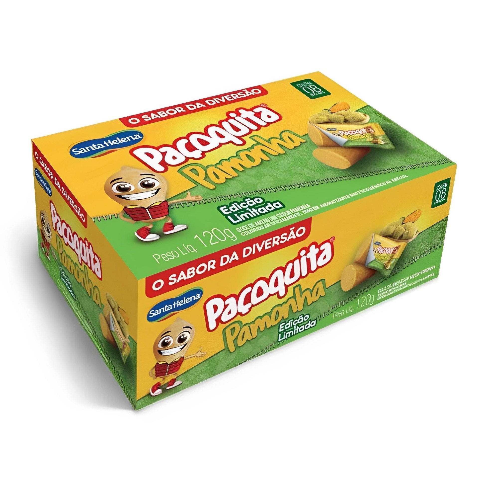 Paçoquita Pamonha Limited Edition Sweet Ground Peanut 4.23 oz. (Pack of 3) - Brazilian Shop