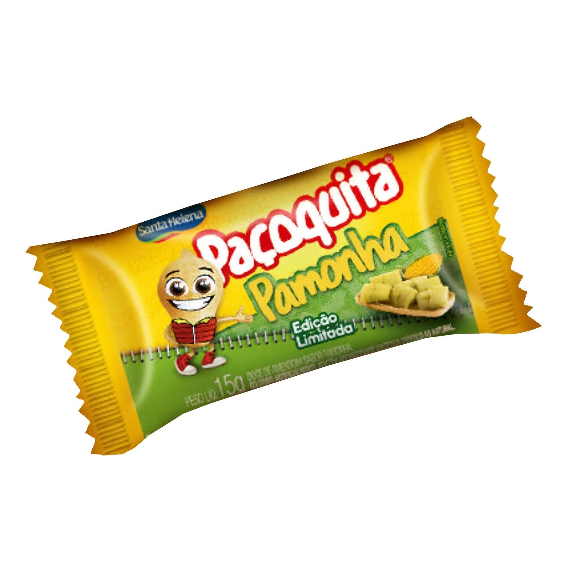 Paçoquita Pamonha Limited Edition Sweet Ground Peanut 4.23 oz. (Pack of 3) - Brazilian Shop