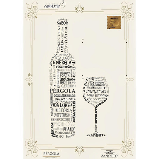 Pergola Dry Red Wine 2L | Serra Gaucha - Rio Grande do Sul - Brazilian Shop