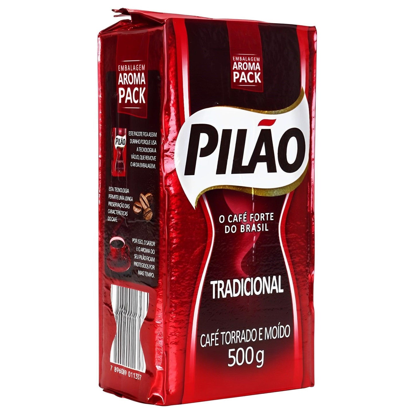 Pilao Traditional Coffee Vacuum-Sealed 17.64 oz (Pack of 2) - Brazilian Shop
