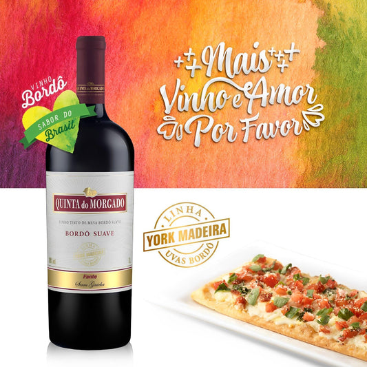 Quinta do Morgado Sweet Burgundy Wine 750ml - Serra Gaucha - Brazilian Shop
