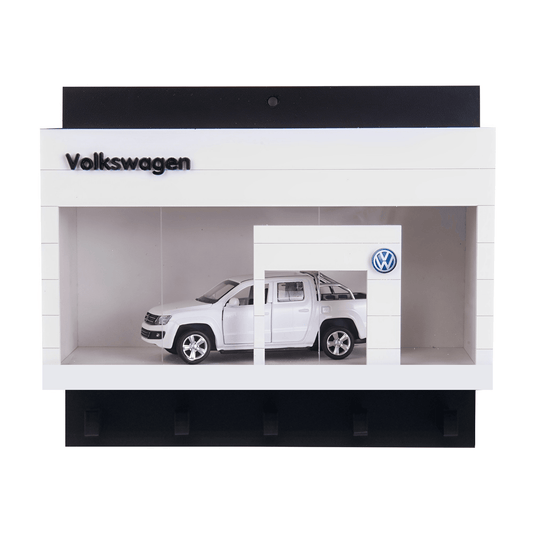 Volkswagen Dealership Wall Key Hook Rack - Exclusive Item Handcrafted Key Holder - Brazilian Shop