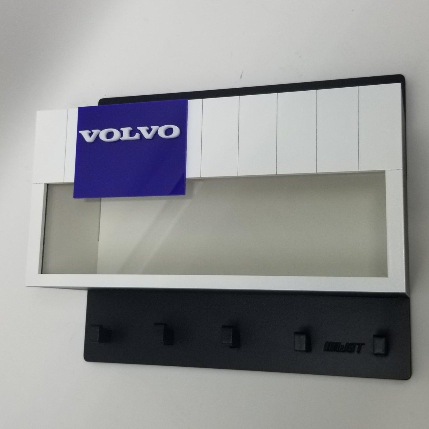 Volvo Dealership Wall Key Hook Rack - Exclusive Item - Handcrafted Key Holder - Brazilian Shop