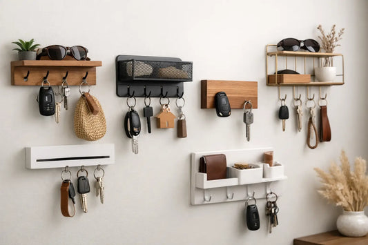 12 Wall Mounted Key Holder Ideas for a Tidy Home