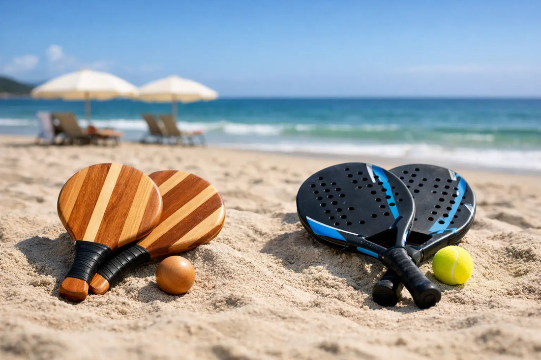 Frescobol Paddles vs Beach Tennis Rackets