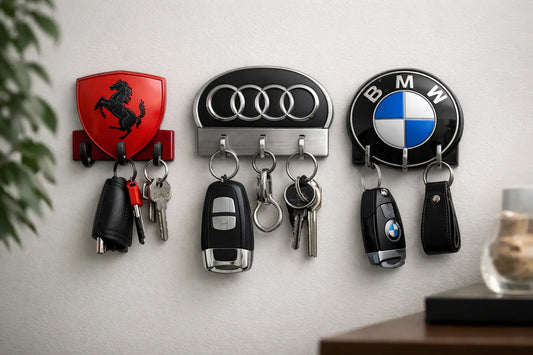 Porta Chaves de Parede Ferrari, Audi e BMW