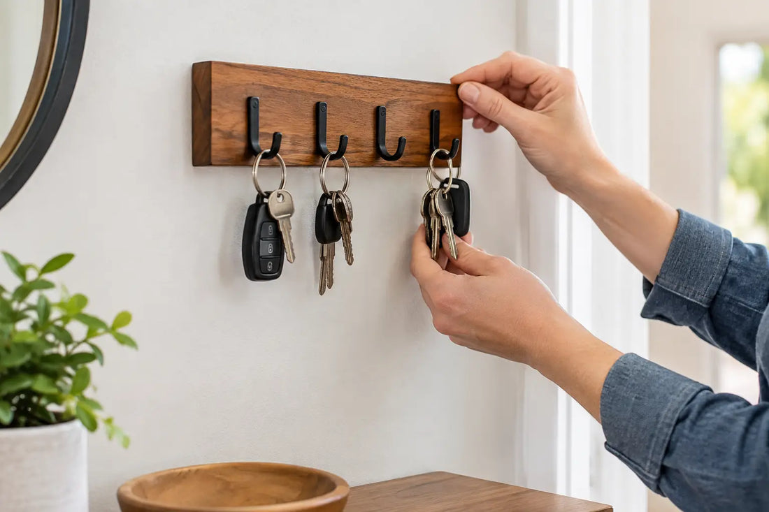 How to Mount Key Holders Without Wall Damage