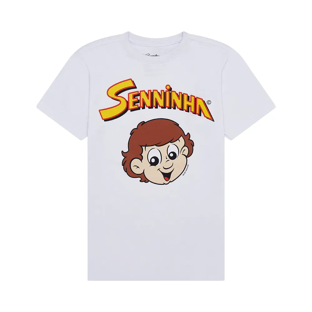 Official Ayrton Senna Formula 1 Senninha Vintage T-Shirt Kids