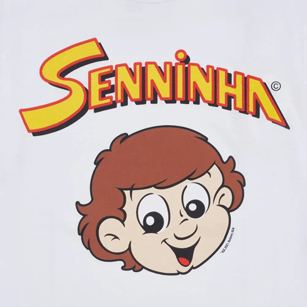 Official Ayrton Senna Formula 1 Senninha Vintage T-Shirt Kids