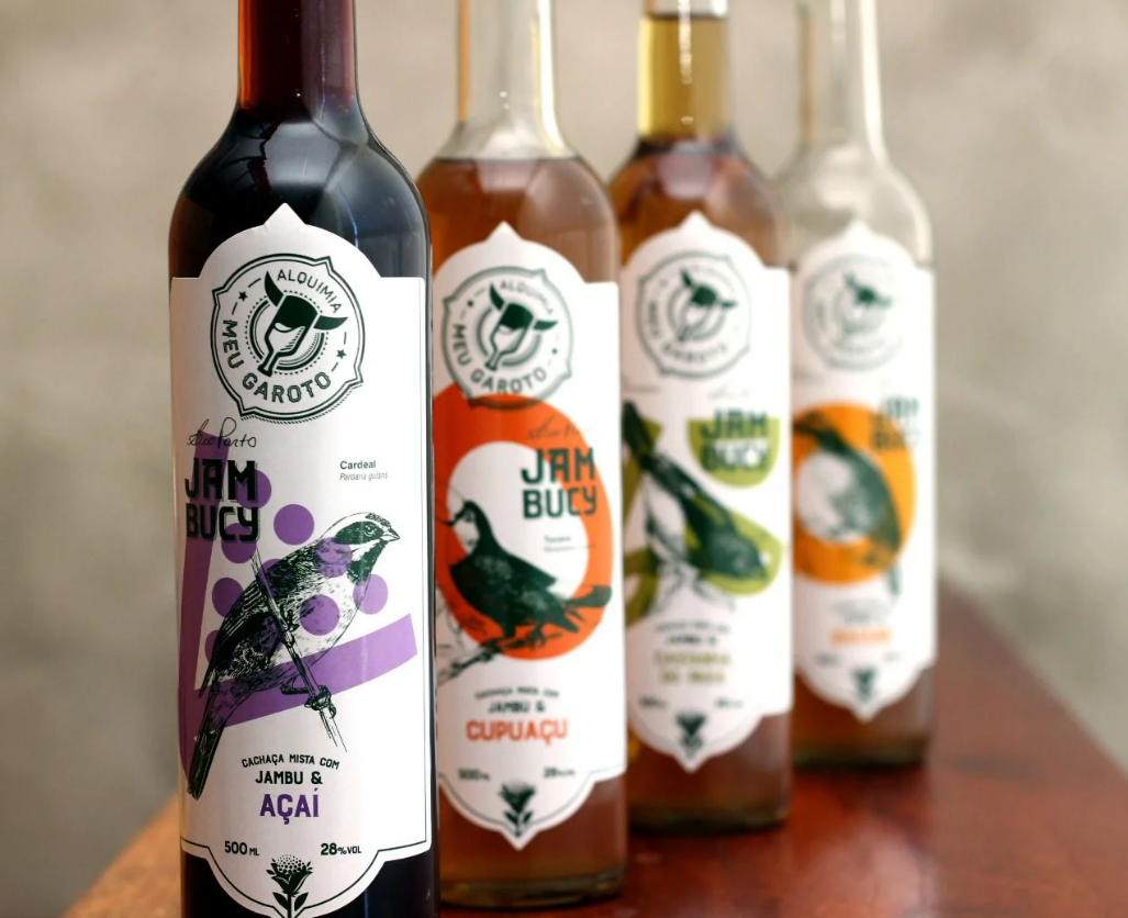 Kit Cachaca Jambucy 500ml each | Acai | Cupuacu | Bacuri | Brazil Nut - Brazilian Shop