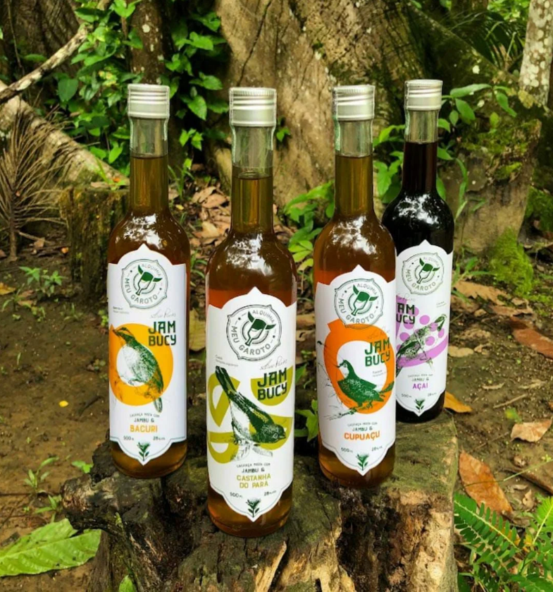 Kit Cachaca Jambucy 500ml each | Acai | Cupuacu | Bacuri | Brazil Nut - Brazilian Shop