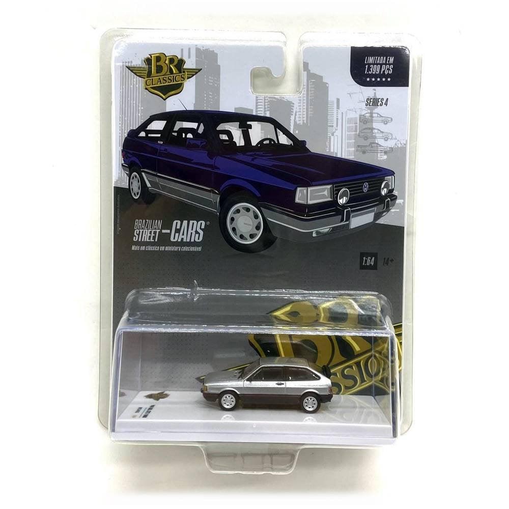 Volkswagen Gol GTS (1988) Silver 1:64 - BR Classics - Brazilian Shop